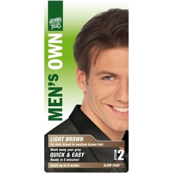 HennaPlus přírodní barva na vlasy pro muže tmavá blond 80 ml