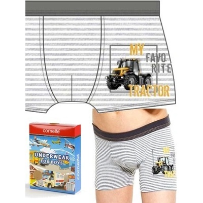 Boxerky pre malých traktoristov Traktor šedá