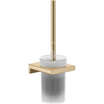 Hansgrohe AddStoris WC kefa nástenná matné sklo kefovaný bronz 41752140