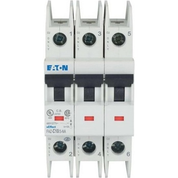 Image 1 of Eaton Автоматичен прекъсвач eaton faz-c10/3-na, 102247 - 10 a, 3p (102247)
