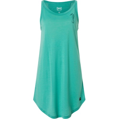 super. natural Дамска рокля super. natural Women's Sea Horse Dress - Lagoon Green / Pacific - размер XL (134-1750-0115)