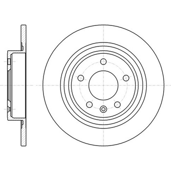 Brzdový kotúč REMSA 61315.00