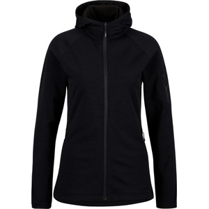 Stoic Дамско вълнено яке Stoic Women's MerinoFleece270 KuolpaLightSt. Zip Hoody Merino hoodie - Black (105-7055-0114)