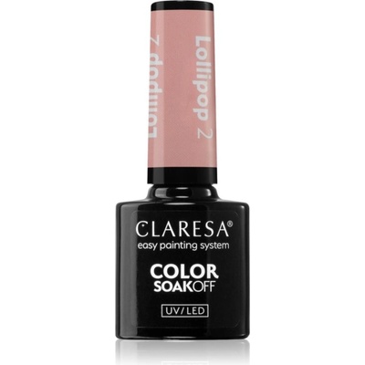 Claresa SoakOff Uv Led Color Lollipop gélový lak na nechty odtieň 2 5 g