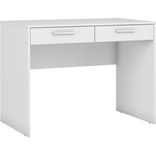 NABBI Oletan písací stôl so zásuvkami biela 32830 100 cm x 59 cm x 75.5 cm