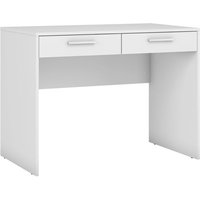 NABBI Oletan písací stôl so zásuvkami biela 32830 100 cm x 59 cm x 75.5 cm