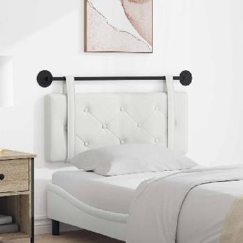 vidaXL Висяща табла Монтиране на стена Бял 110 x 55 x 5 см Изкуствена (42031631)