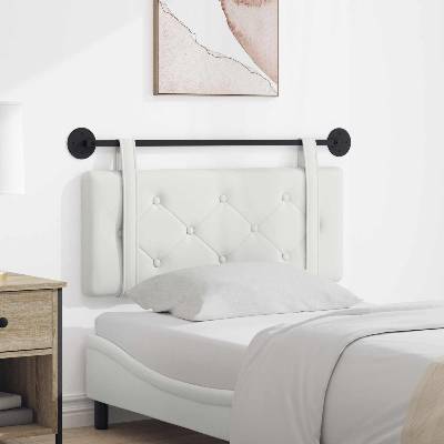 vidaXL Висяща табла Монтиране на стена Бял 110 x 55 x 5 см Изкуствена (42031631)