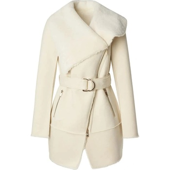 Salsa jeans Палто Salsa jeans Shearling coat - White (Light Pearl)