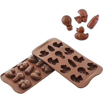 Silikomart Форма за шоколадови бонбони Scg31 Choco Baby силиконова (22.131.77.0065)