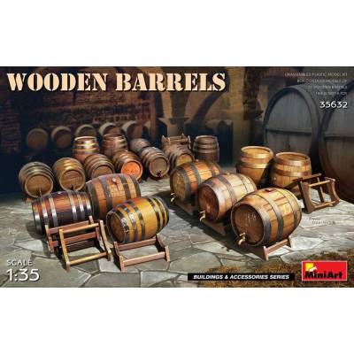 Miniart Wooden Barrels 1:35