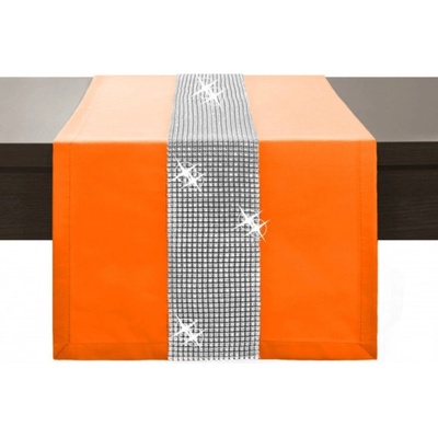 Mondo Behúň Glamour so zirkónmi oranžový Oranžová 40x120cm