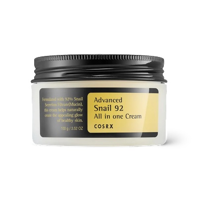 COSRX Advanced Snail 92 All In One Cream, крем за лице с охлювен муцин (8809416470016)