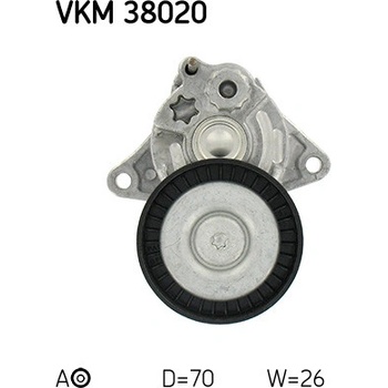 Napínacia kladka rebrovaného klinového remeňa SKF VKM 38020 (VKM38020)