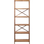 Unique Furniture Стелаж от масивен дъб в естествен цвят 70x198 cm X-Shelf - Unique Furniture (55360800)