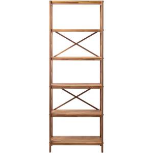 Unique Furniture Стелаж от масивен дъб в естествен цвят 70x198 cm X-Shelf - Unique Furniture (55360800)