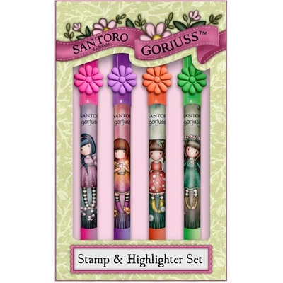 Santoro Gorjuss Комплект маркери с печати Santoro Gorjuss In The Forest (1293GJ012025)
