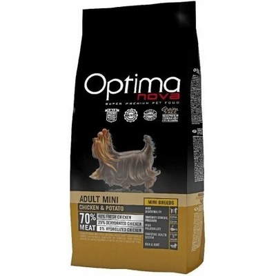 Optimanova Dog adult mini Grain Free kuřecí 8 kg