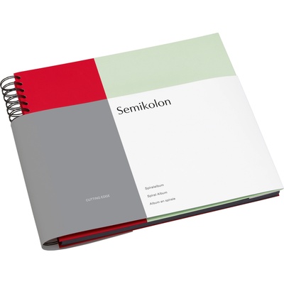 Semikolon Фотоалбум Spiral Cutting Edge череша и шам фъстък (364849)