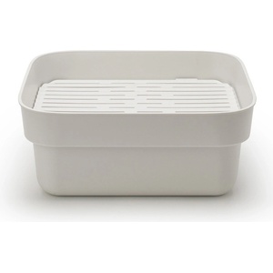 Brabantia Купа за миене и отцеждане Brabantia 1003316, 16.1 х 37.4 х 34.4 см, Безопасна за съдове с незалепващо покритие, Светлосив (1003316)