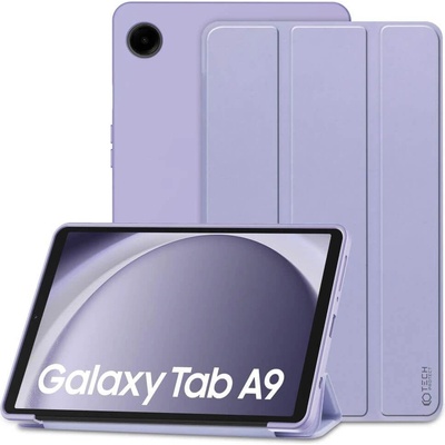 Tech-Protect Калъф за Samsung Tab A9 Plus 11", Tech-Protect TriFold Leater Case, Лилав (9319456607819)