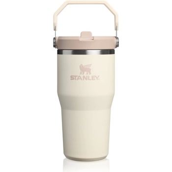 STANLEY IceFlow Flip Straw 2.0 Tumbler неръждаема термобутилка за вода Cream 590ml