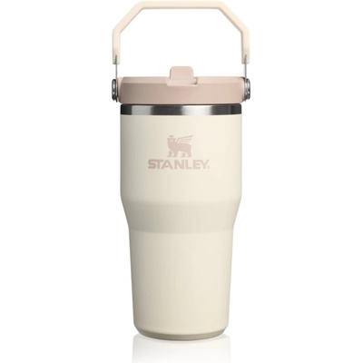 STANLEY IceFlow Flip Straw 2.0 Tumbler неръждаема термобутилка за вода Cream 590ml