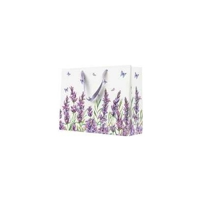 Dárková taška horizontal - LAVENDER BUTTERFLY 33,5x13x26,5 cm