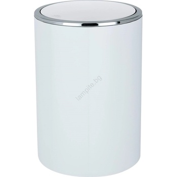 WENKO 22554100 - Кош INCA 18, 5x25, 5 cm бял/лъскав хром (WE0204)