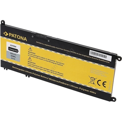 PATONA - Батерия DELL Inspiron 13/15/17 G3 3600mAh Li-Pol 15, 2V 33YDH (IM0950)
