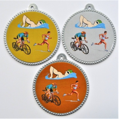 Triatlon medaile D75-L281