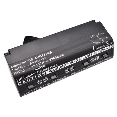 Cameron Sino Батерия за лаптоп ASUS G751J A42NI403 15V 5200mAh CAMERON SINO (CS-AUG751)