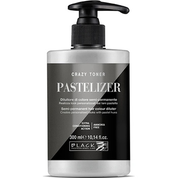 Black Professional Black Professional Crazy Toner Semi-permanent Hair Colour 300 ml полутрайна боя Pastelizer
