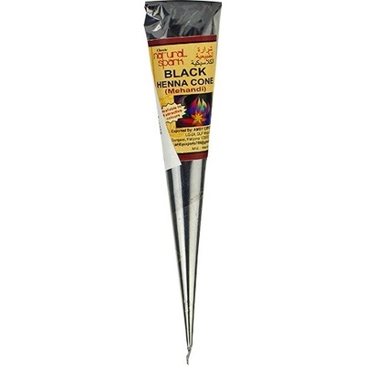 Classic Henna Klasická prírodná telová farba henna lievik - čierna farba 25 g