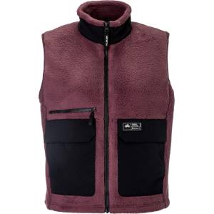 Scott Дамски поларен елек Scott Women's Vest Escape Heritage Pile Fleece vest - Cocoa Red / Black (132-1797-0212)
