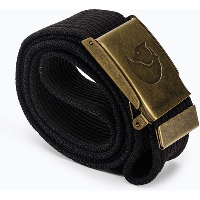 Fjällräven Колан Fjällräven Canvas Brass черен F77297