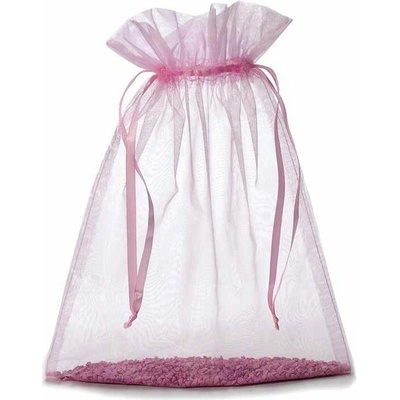 Darčekový sáčok Organza – ružový 17 × 22 cm