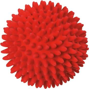 Flamingo Dog ball - Латексова топка за кучета, масажираща венците, 9 см. - червена