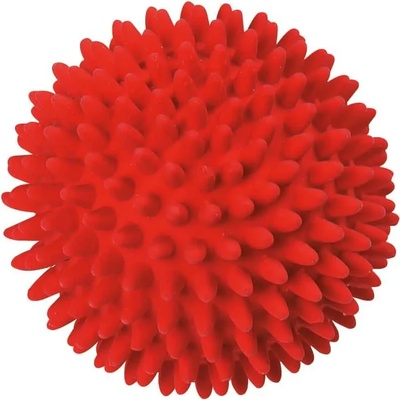 Flamingo Dog ball - Латексова топка за кучета, масажираща венците, 9 см. - червена