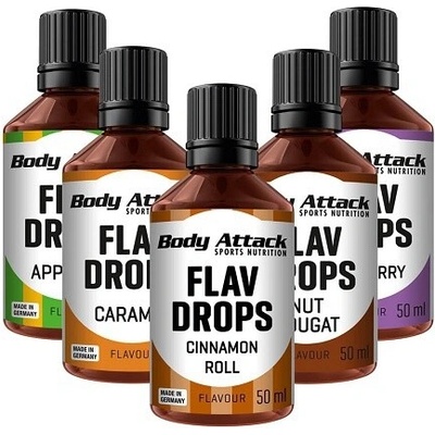 Body Attack Flav Drops Cookies Cream 50 ml