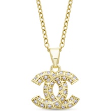 Biju Řetízek z chirurgické oceli s půlkruhovými přívěsky 3002564