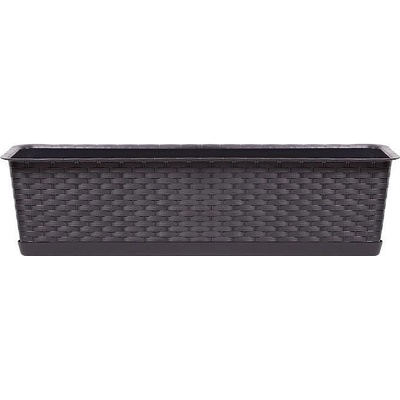 Prosperplast | Truhlík s miskou Ratolla Case P mocca 78,3 cm