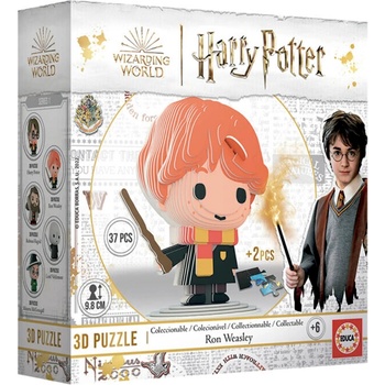 Educa Пъзел, Educa, Мини фигурка, Рон Уизли 3D, 33 части (EDU19504)