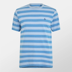 Original Penguin Тениска Original Penguin Men's Regular Fit Stripe T-Shirt - Classic Blue