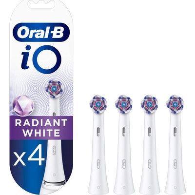Oral-B iO Radiant White Black 4 ks – Zboží Dáma