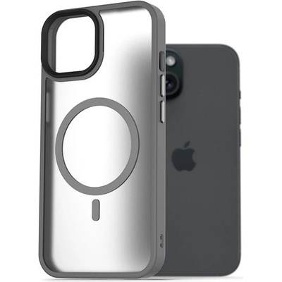 AlzaGuard Matte Case Compatible with Magsafe pro iPhone 15 šedý AGD-PCMM6E – Zboží Živě