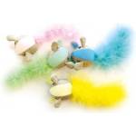 Mpets Играчка за котки M-Pets MOUSE - Fluorescent fabric - флоурисцираща играчка Мишка 17 x 7 x 4 cm - Белгия 20600699