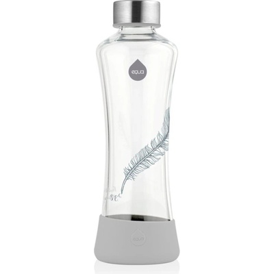 Equa Glass skleněná láhev na vodu barva Feather 1 ks