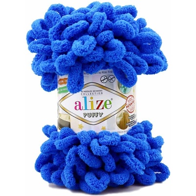 Alize příze Puffy 141 královská modrá