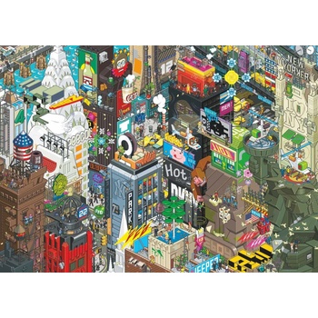 Heye - Puzzle eBoy: Pixorama: New York Quest - 1 000 piese